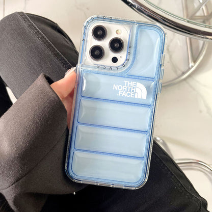 Puffer Case transparent Jacket iPhone Case NIGHT LABEL