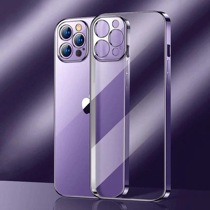 Transparent Plating Camera Protection Case - iPhone casemarts