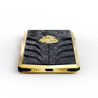 Silver & Gold Dragon iPhone Case CASECART