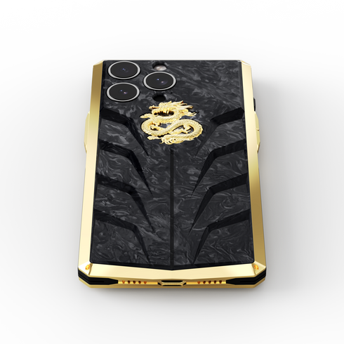 Silver & Gold Dragon iPhone Case CASECART