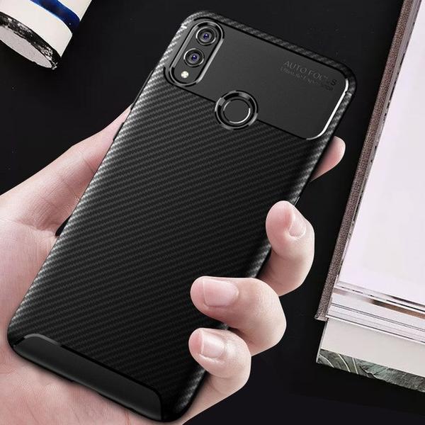 Galaxy A30 Frosted Carbon Fiber Shockproof Soft Case casemarts