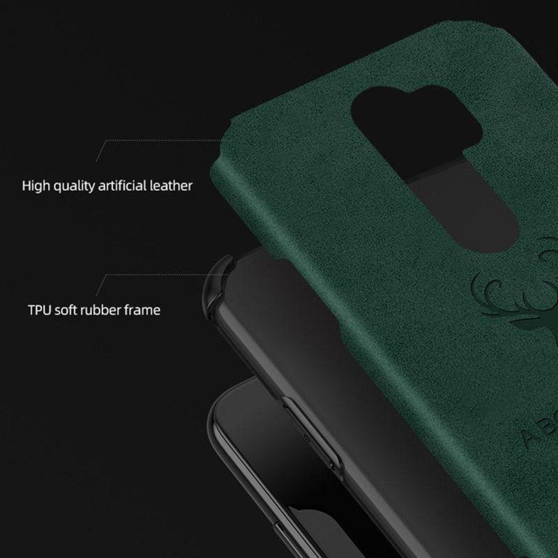 Galaxy S9 Plus Shockproof Deer Leather Texture Case casemarts