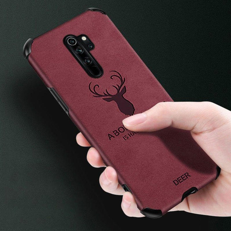 Galaxy S9 Plus Shockproof Deer Leather Texture Case casemarts