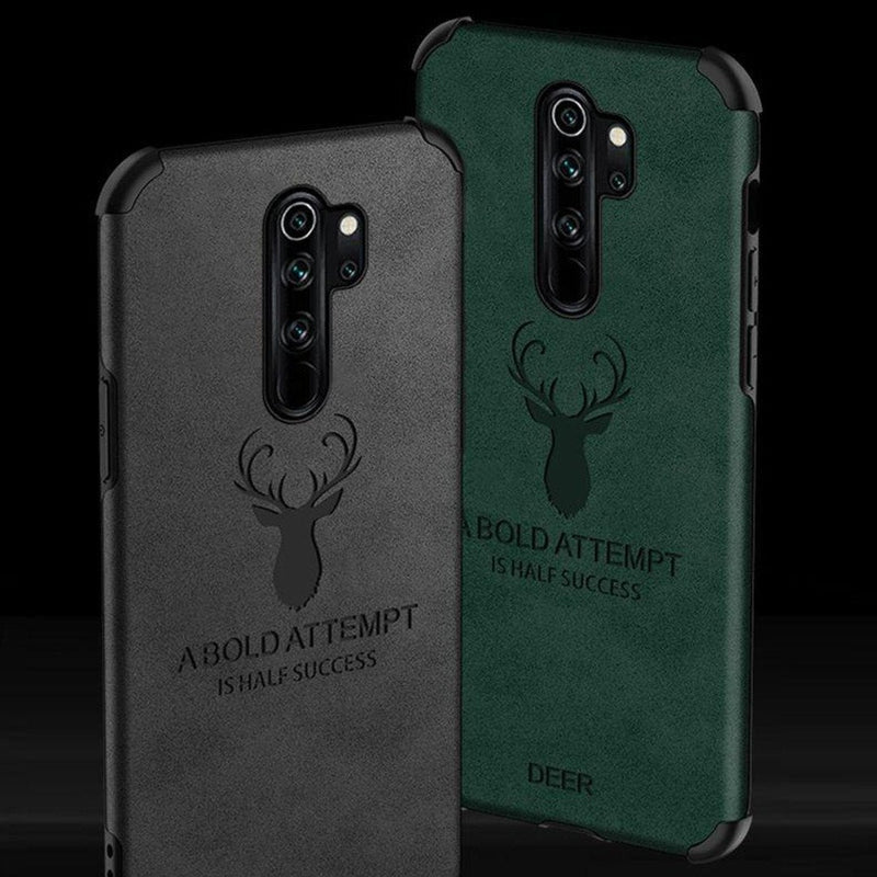 Galaxy S9 Plus Shockproof Deer Leather Texture Case casemarts