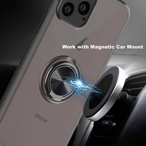 iPhone 11 Series Shockproof Translucent Ring Case casemarts