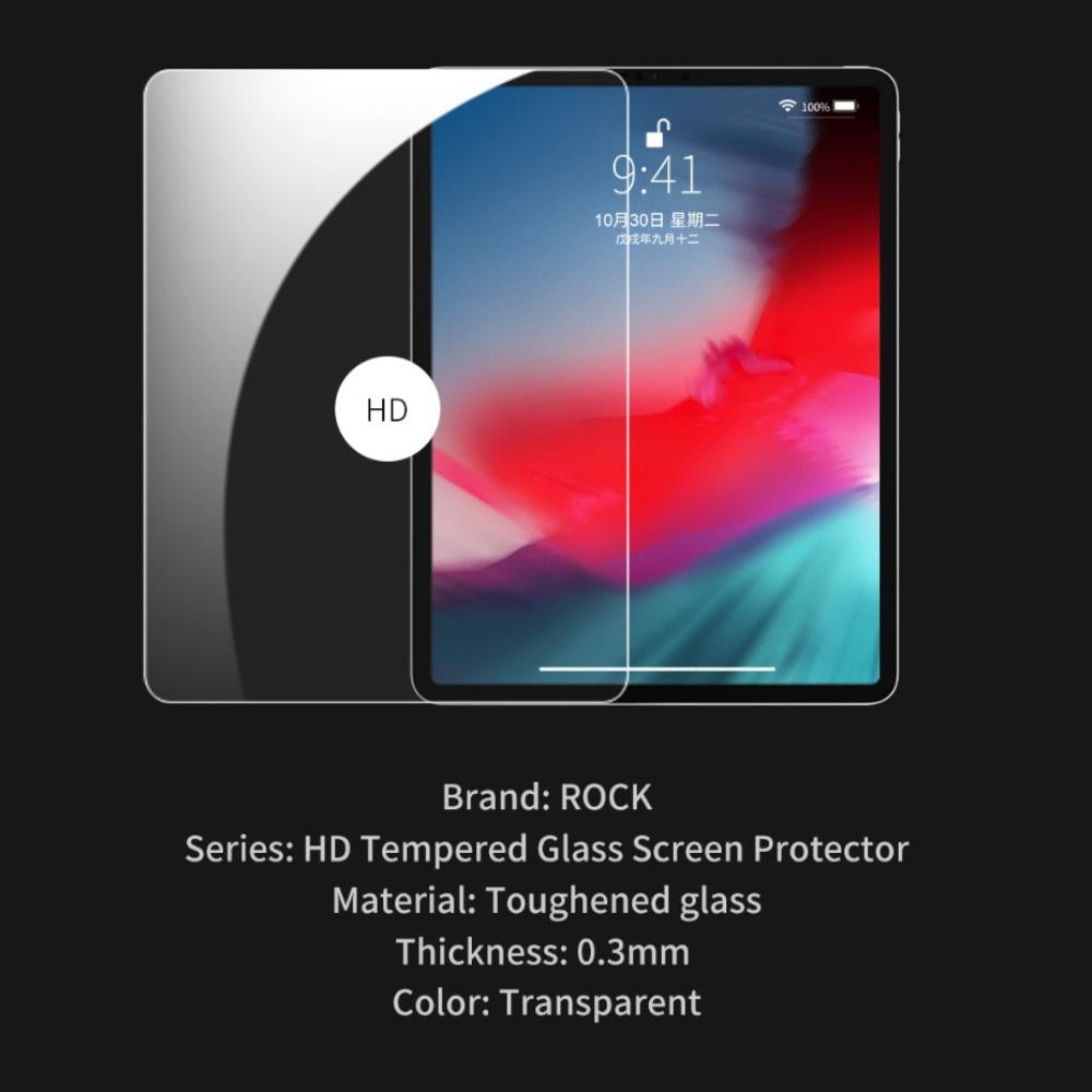 Rock HD Tempered Glass Screen Protector for iPad casemarts