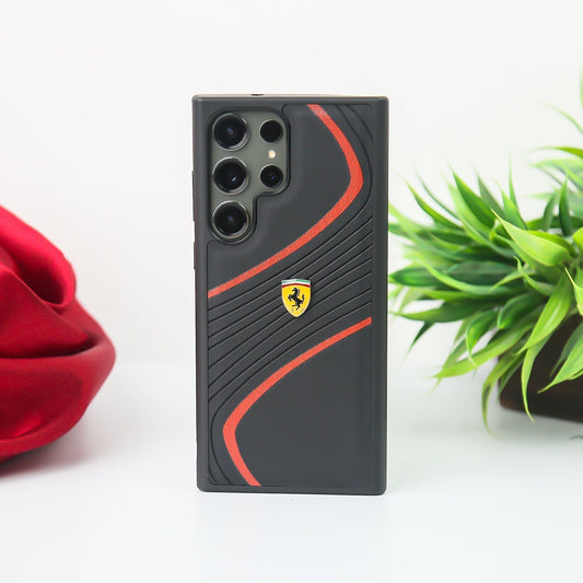 Ferrari® Galaxy S23 Ultra Luxurious Quilted Supercar Case casemarts