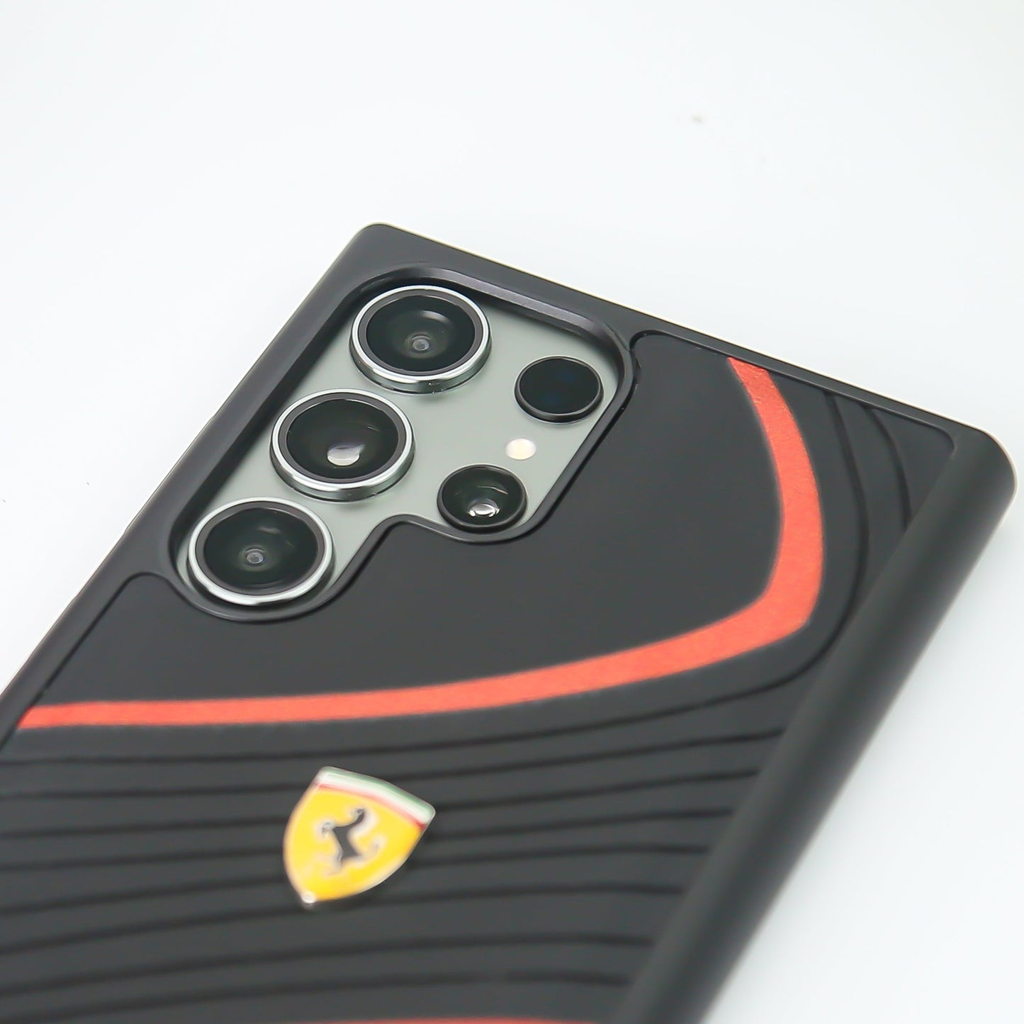 Ferrari® Galaxy S23 Ultra Luxurious Quilted Supercar Case casemarts