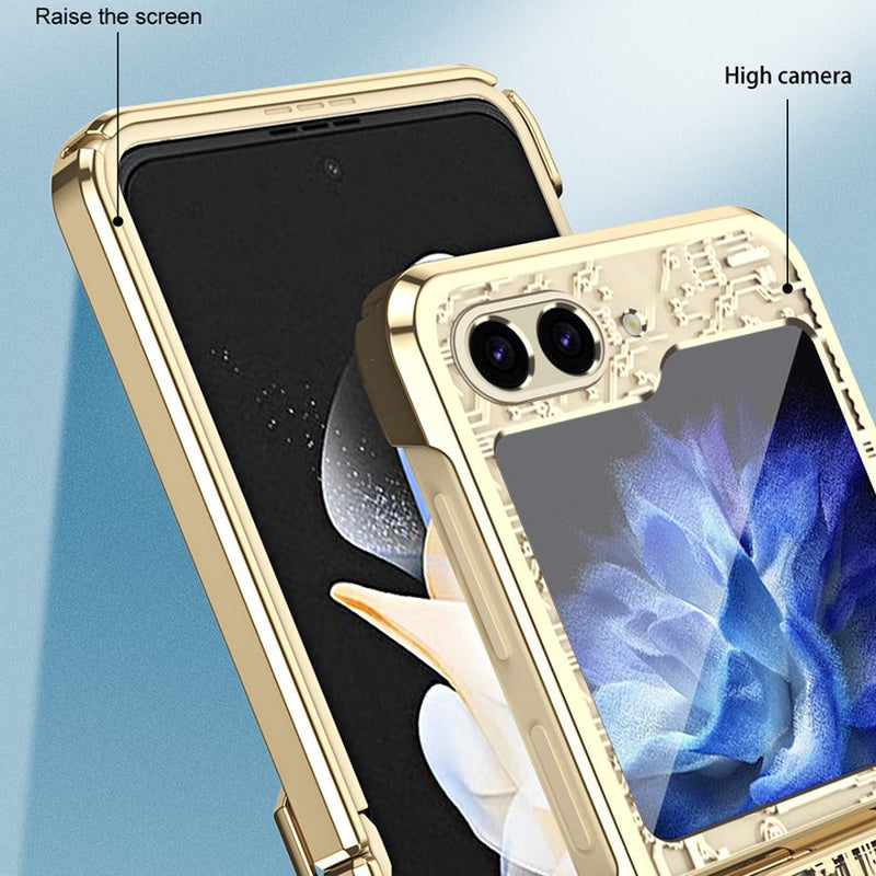 Galaxy Z Flip5 Mechanical Integrated Electroplating Case casemarts