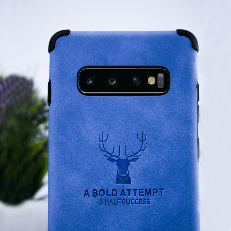 Galaxy S8 Plus Shockproof Deer Leather Texture Case casemarts