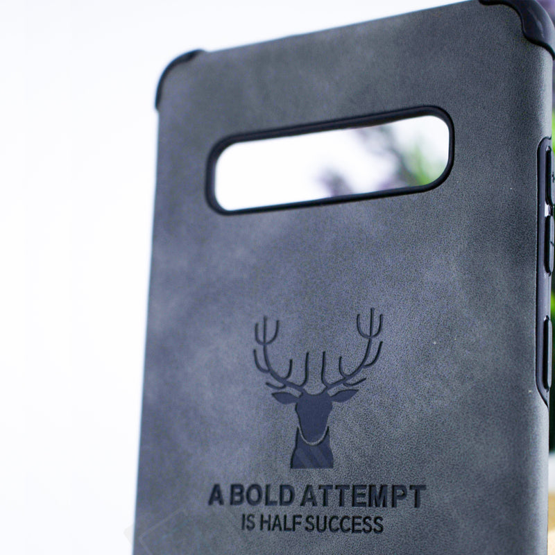 Galaxy S8 Plus Shockproof Deer Leather Texture Case casemarts