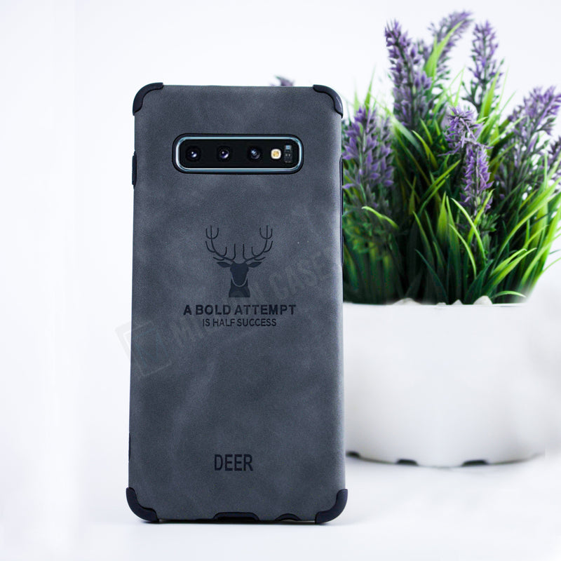 Galaxy S8 Plus Shockproof Deer Leather Texture Case casemarts