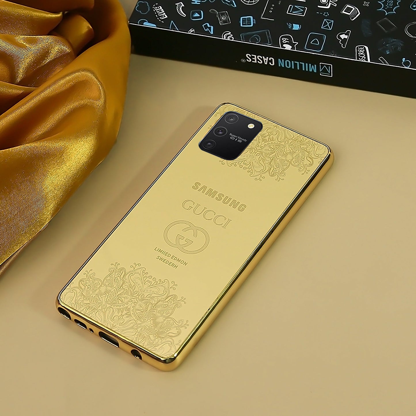 Galaxy S Series Luxurious Crafted Gold Camera Protective Case casemarts