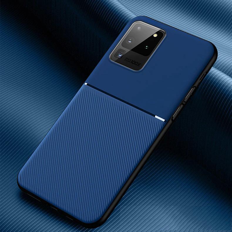 Galaxy S20 Ultra Carbon Fiber Twill Pattern Soft TPU Case casemarts