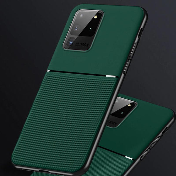 Galaxy S20 Ultra Carbon Fiber Twill Pattern Soft TPU Case casemarts