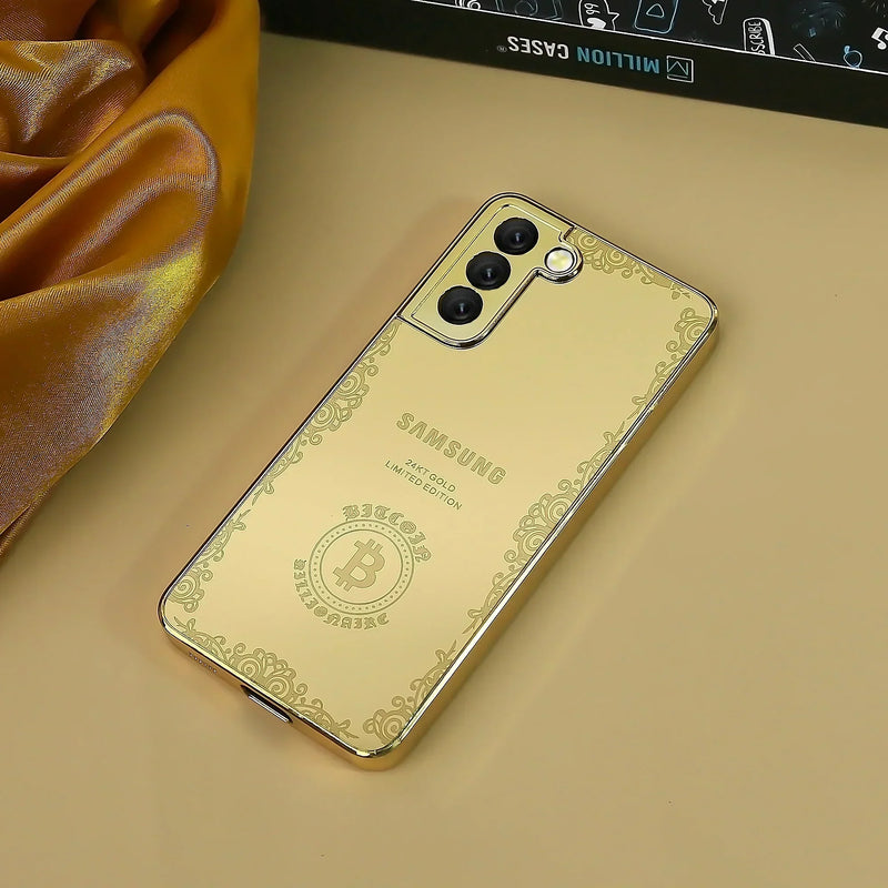 Galaxy S Series Luxurious Crafted Gold Camera Protective Case casemarts