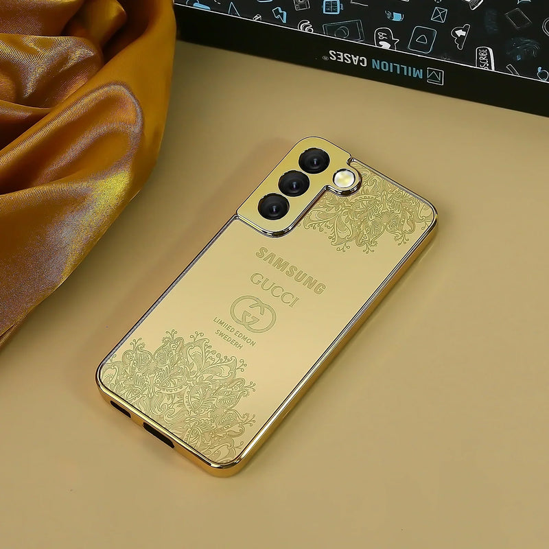 Galaxy S Series Luxurious Crafted Gold Camera Protective Case casemarts