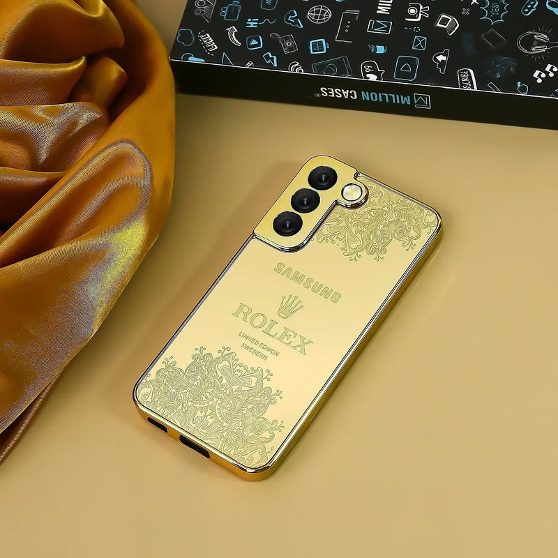 Galaxy S Series Luxurious Crafted Gold Camera Protective Case casemarts