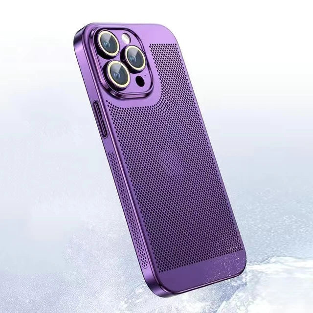 Cooling Metal Phone Case for iPhone pipi