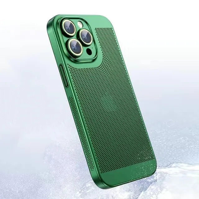 Cooling Metal Phone Case for iPhone pipi