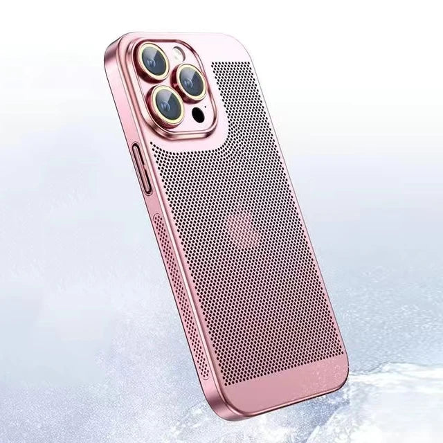 Cooling Metal Phone Case for iPhone pipi