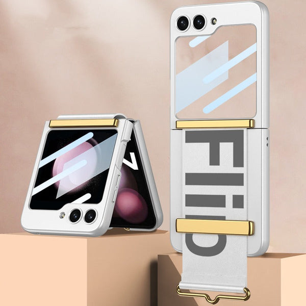 Galaxy Z Flip5 Wristband Ultra-thin Frosted Case casemarts