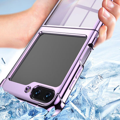 Galaxy Z Flip5 Elegant Plating Shockproof Frame Case casemarts