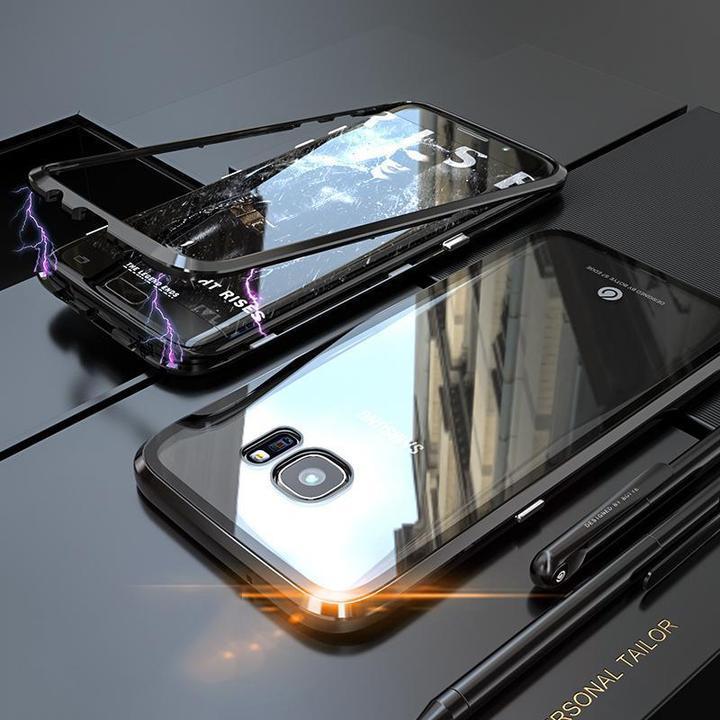 Galaxy Series Electronic Auto-Fit Magnetic Transparent Glass Case casemarts