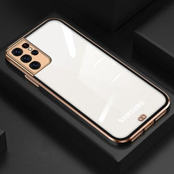 Galaxy A72 Electroplating Ultra Clear Shining Case casemarts