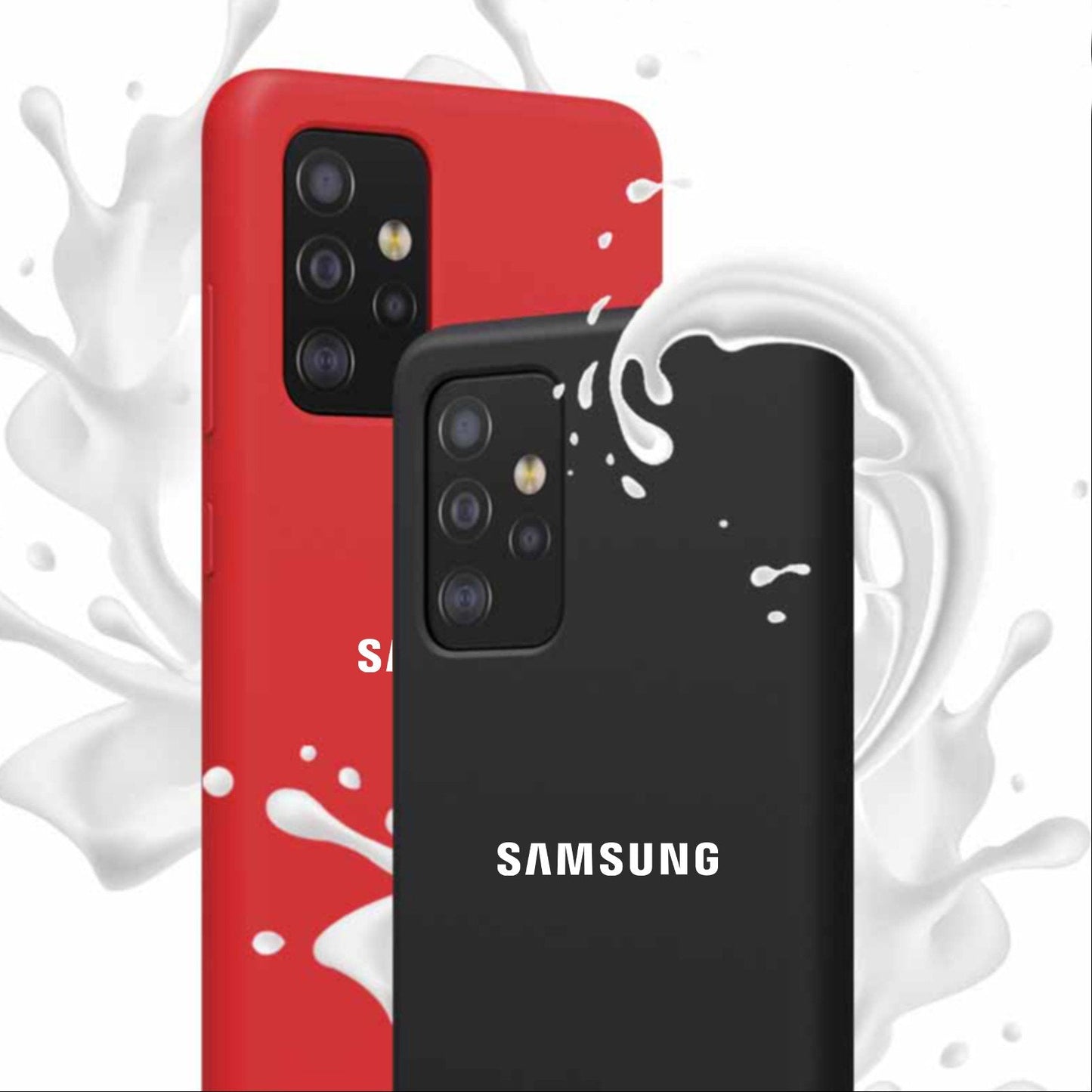 Galaxy A72 Liquid Silicone Logo Case casemarts