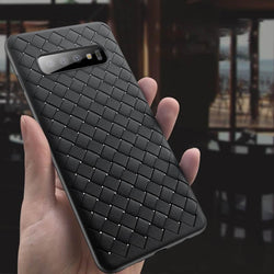 Henks ® Galaxy S10 Plus Ultra-thin Grid Weaving Case casemarts