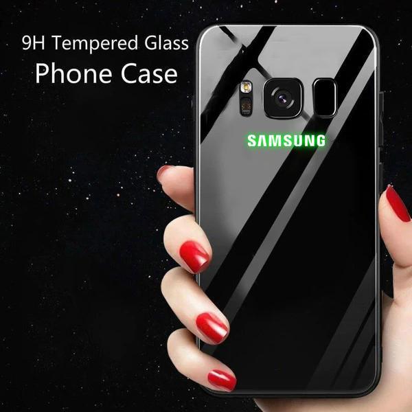 Galaxy S8 Radium Glow Light Illuminated Logo 3D Case casemarts