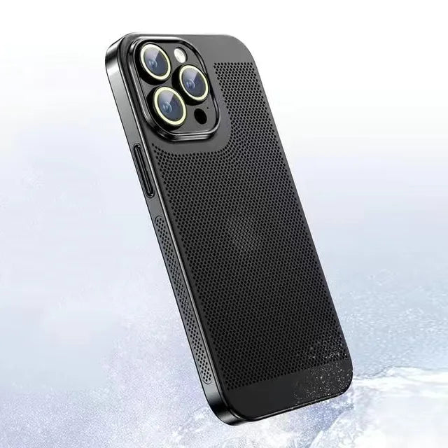 Cooling Metal Phone Case for iPhone pipi