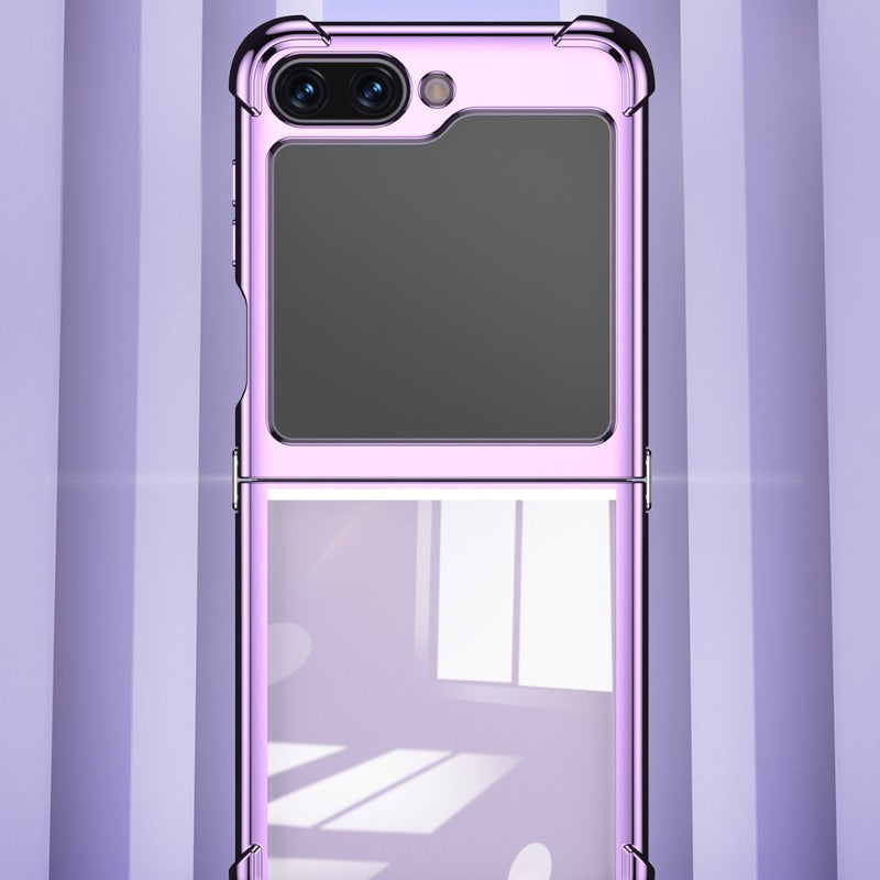 Galaxy Z Flip5 Elegant Plating Shockproof Frame Case casemarts