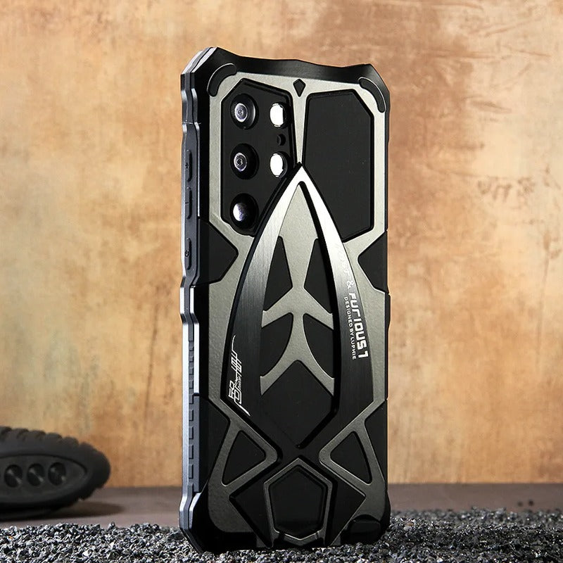 Galaxy S22 Ultra Metal Armor Heavy Duty Shockproof Case casemarts