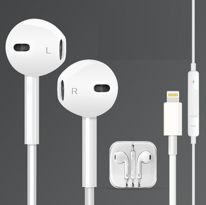 iPhone White Lightning Digital Earphones casemarts