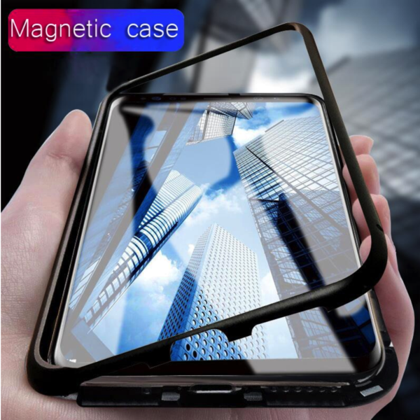 Galaxy Series Electronic Auto-Fit Magnetic Transparent Glass Case casemarts