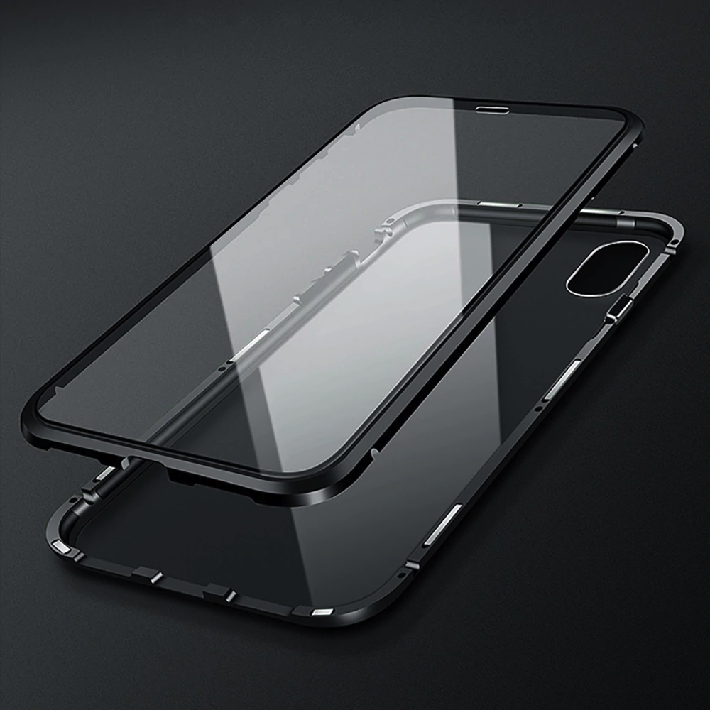 iPhone X Series Electronic Auto-Fit (Front+ Back) Glass Magnetic Case casemarts