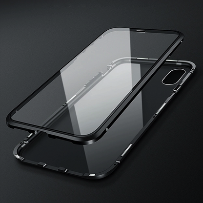 iPhone X Series Electronic Auto-Fit (Front+ Back) Glass Magnetic Case casemarts