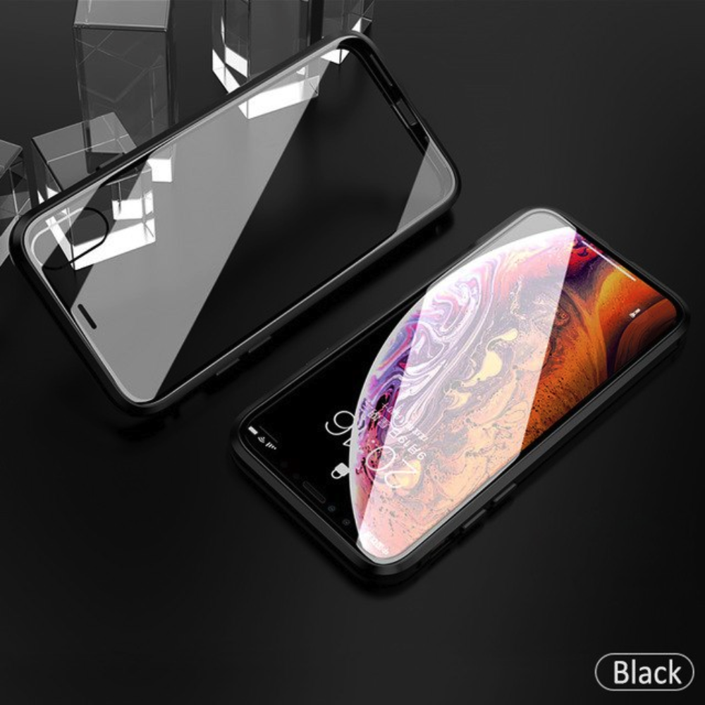 iPhone X Series Electronic Auto-Fit (Front+ Back) Glass Magnetic Case casemarts