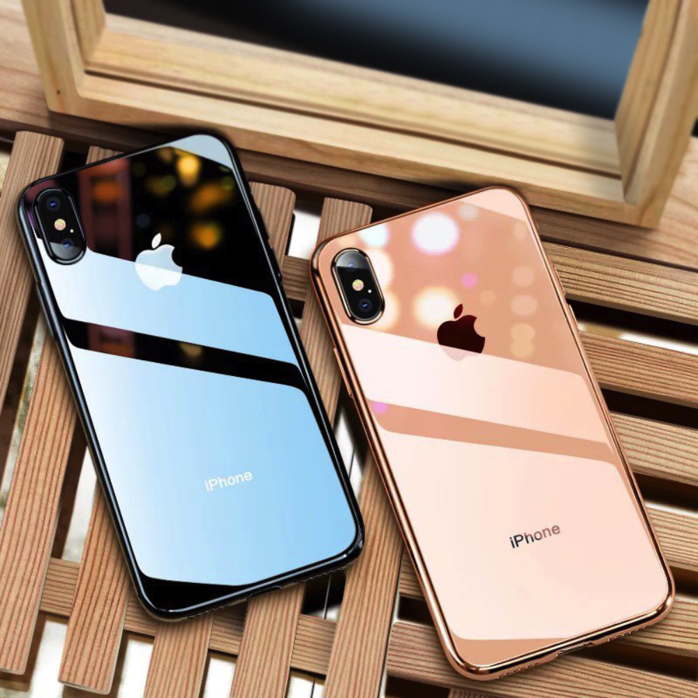 iPhone XS Max Soft TPU Edge Glossy Back Case casemarts