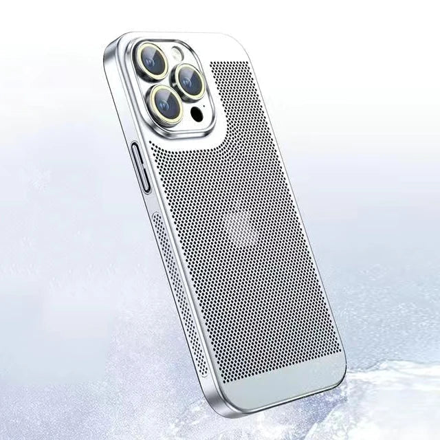 Cooling Metal Phone Case for iPhone pipi