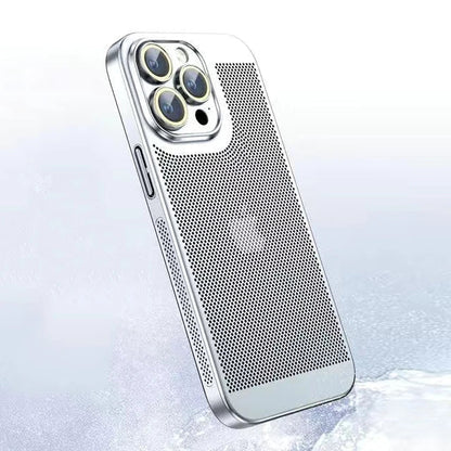 Cooling Metal Phone Case for iPhone pipi