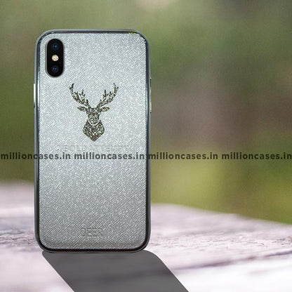 iPhone XS Max Sparkling Deer Pattern Soft Edge Case casemarts