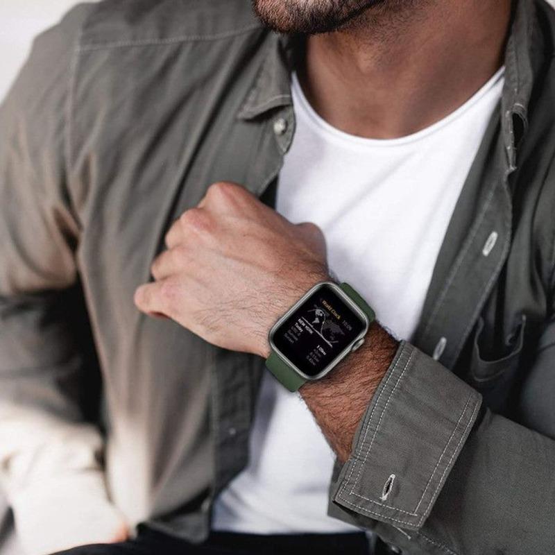 Solo Loop Strap For Apple Watch [42/44MM] - Green casemarts