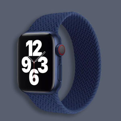 Woven Nylon Braided Solo Loop for Apple Watch [42/44MM] - Atlantic Blue casemarts