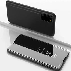 Galaxy S20 Series Mirror Clear View Flip Case [Non Sensor Working] casemarts