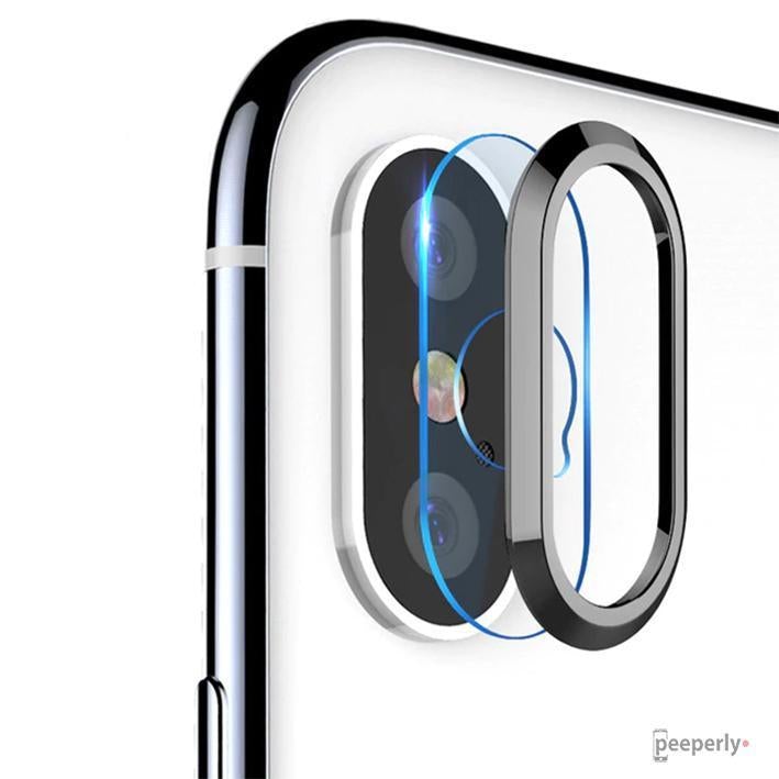 TOTU ® iPhone X Camera Lens Glass Protector and Ring casemarts