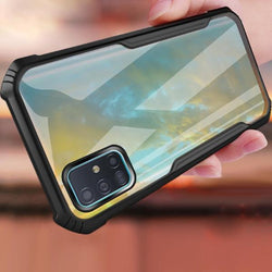 Galaxy A71 Shockproof Transparent Back Eagle Case casemarts