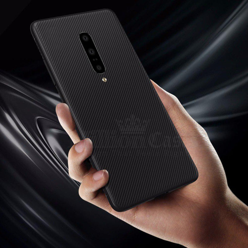 OnePlus 7 Pro Twill Design Shockproof TPU Case casemarts